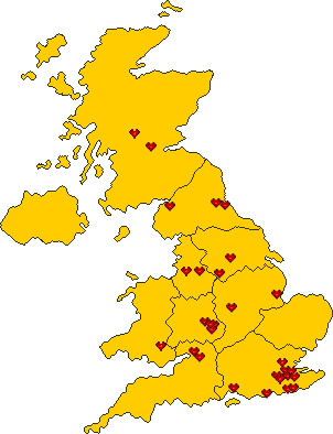 map of United Kingdom